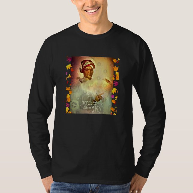 Sequoya Native American T-Shirt (Front)