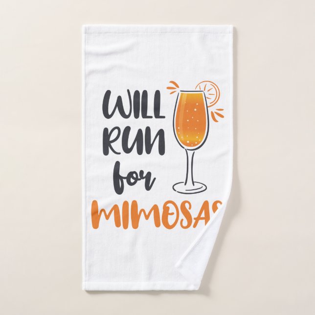 Sera candidat pour Mimosas (Serviette à main)