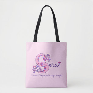 Sera name and meaning monogram bag