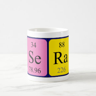 Sera periodic table name mug