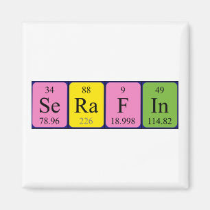 Serafin periodic table name magnet