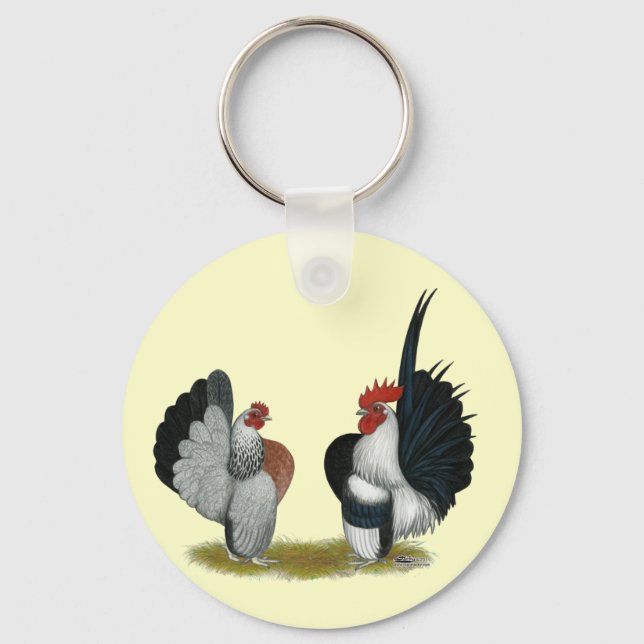 Serama Bantams Keychain (Front)