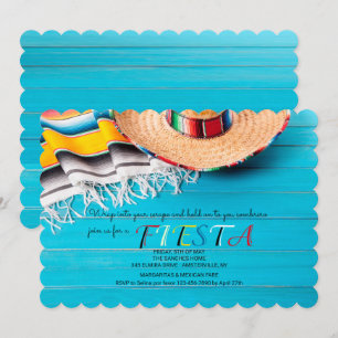 Serape and Sombrero Invitation