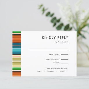 Serape les bandes estivales   Mariage RSVP + Choix
