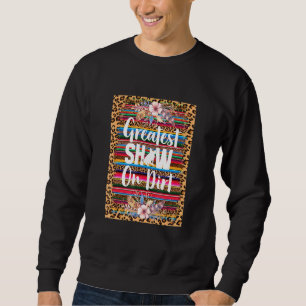 Serape Livestock Country Fair For Rodeo Cattle Ran Sweatshirt