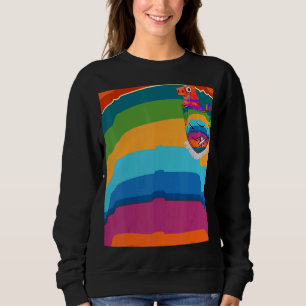 Serape Pocket Pinata Mexican Fiesta Cinco De Mayo Sweatshirt