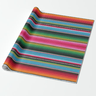 serape print, wrapping paper, baby blue paper