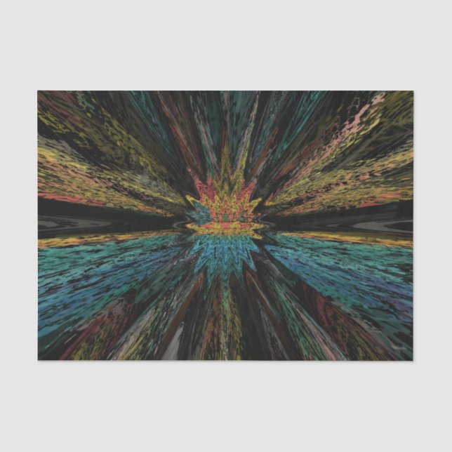 Serape Southwest Geometric Tribal Print Tissue Paper (Front)