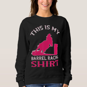Serape Sunset Horse Barrel Racing Western Rodeo Co Sweatshirt