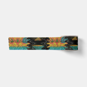 Serape Tribal Southwest Red Pattern Satin Ribbon