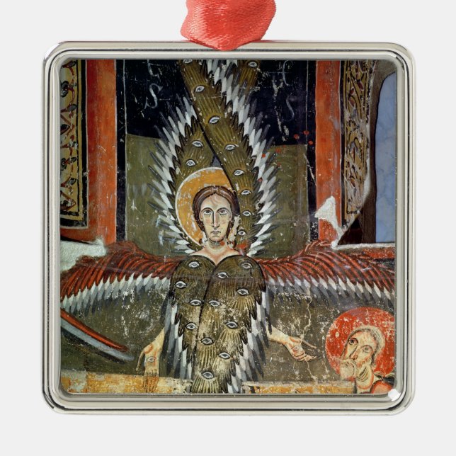 Seraphim purifying the lips of Isaiah Metal Ornament (Front)