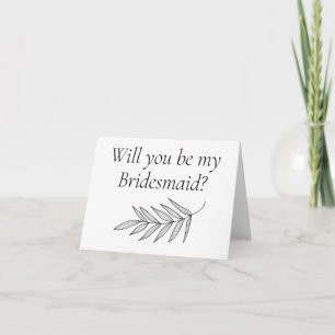 Seras-tu ma carte de proposition Bridesmaid ?