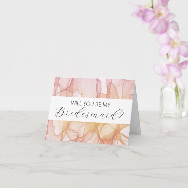 Seras-tu ma carte de proposition Bridesmaid ? (Orchidée)