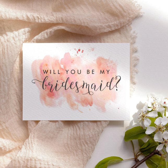 Seras-Tu Ma Carte D'Époux (Will You Be My Bridesmaid Card
)