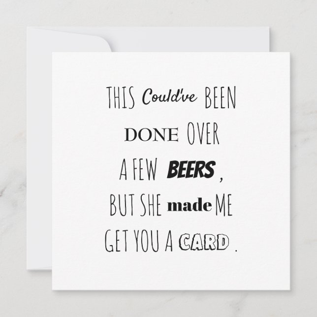 Seras-tu ma carte Groomsman Best Man Flat (Devant)