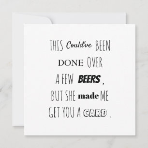 Seras-tu ma carte Groomsman Best Man Flat