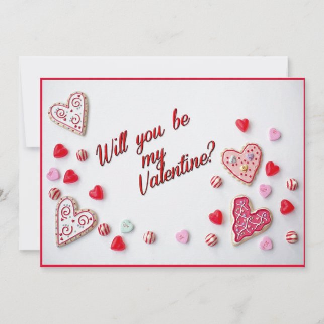 Seras-Tu Ma Carte Plat Valentine ? (Devant)