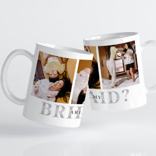 Seras-tu ma demoiselle d'honneur ? Mug photo perso