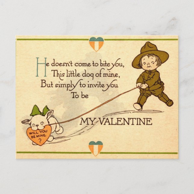 Seras-tu ma Saint-Valentin ? carte postale (Devant)