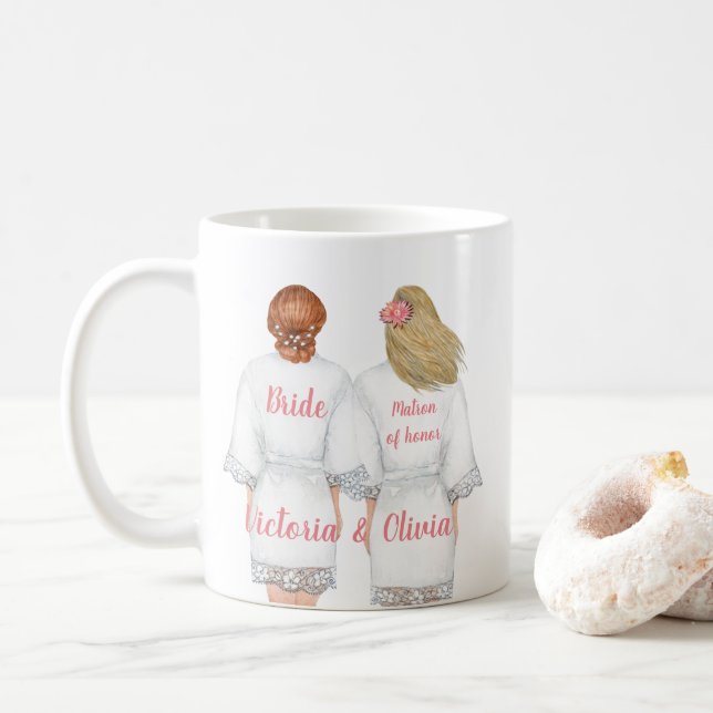 Seras-tu ma témoin de mariage Mug (Avec donut)