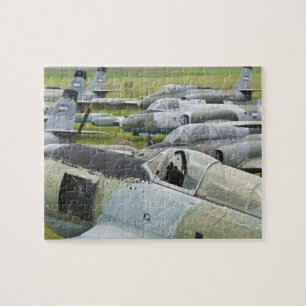 SERBIA, Belgrade. Yugoslav Aeronautical Museum Jigsaw Puzzle