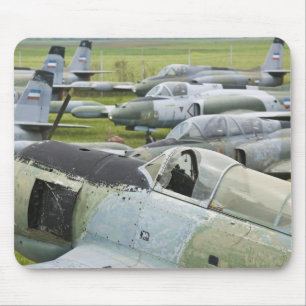 SERBIA, Belgrade. Yugoslav Aeronautical Museum Mouse Pad