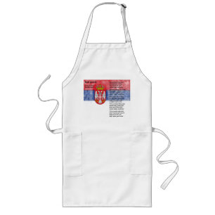 Serbia - Bože pravde Long Apron