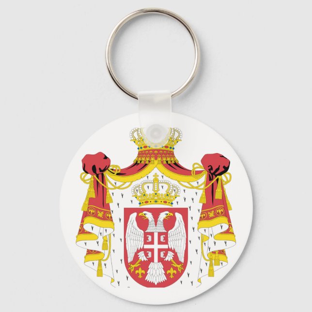 Serbia coat of arms keychain (Front)