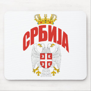 Serbia Cyrillic Mouse Pad