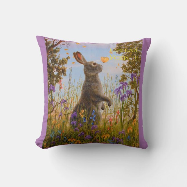 Serbia - Easter Throw Pillow (Front)