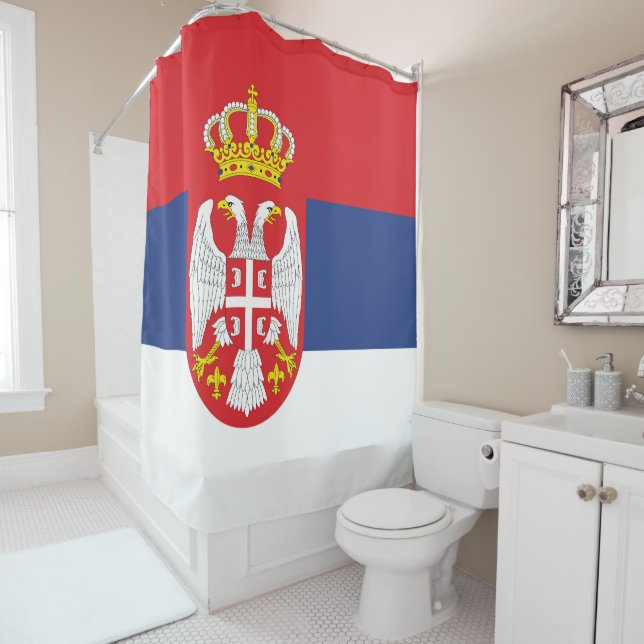Serbia flag (In Situ)
