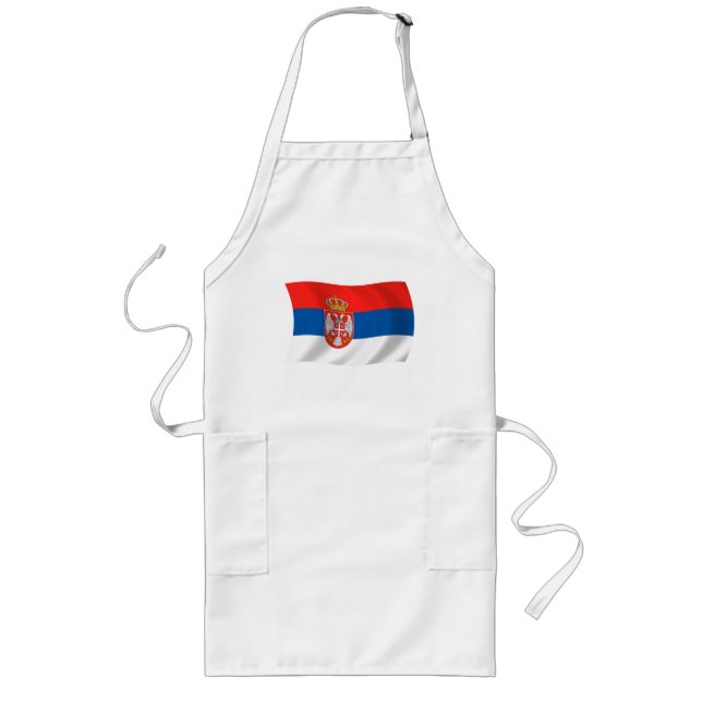 Serbia Flag Apron (Front)