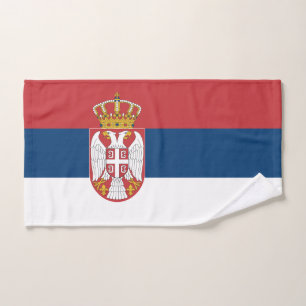 Serbia Flag Bath Towel Set