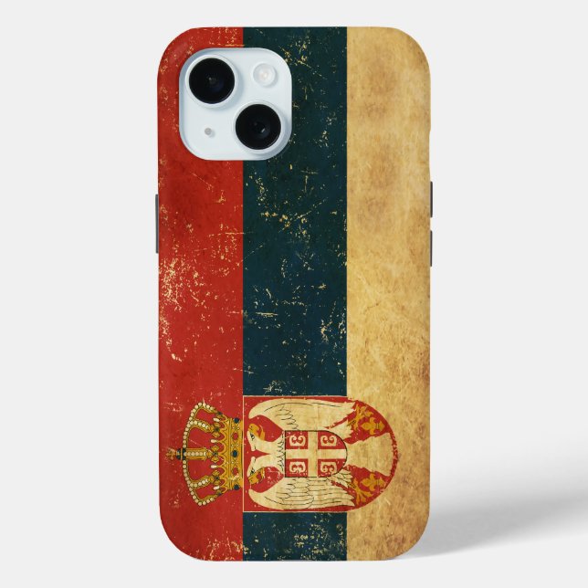 Serbia Flag Case-Mate iPhone Case (Back)