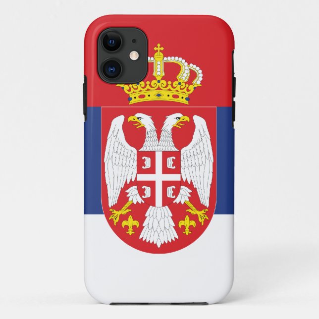 Serbia Flag Case-Mate iPhone Case (Back)