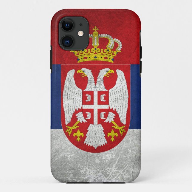 Serbia Flag Case-Mate iPhone Case (Back)