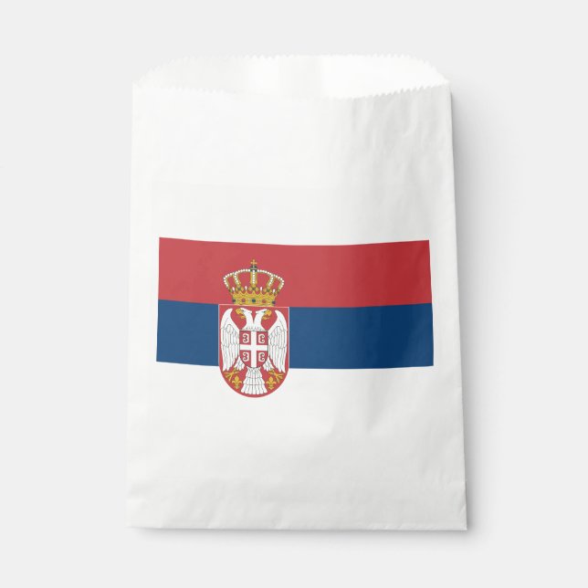 Serbia Flag Favour Bag (Front)