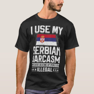 Serbia Flag For Serbians T-Shirt