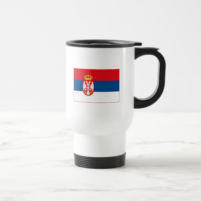 Serbia Flag (light) Mug (Right)