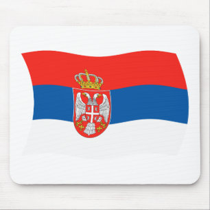 Serbia Flag Mousepad