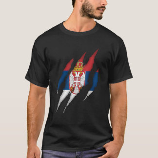 Serbia Flag of Serbia Serbia Flag T-Shirt