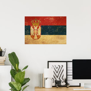 Serbia Flag Poster