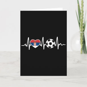Serbia Flag Shirt Footll Soccer Serbian Fan Men Wo Card