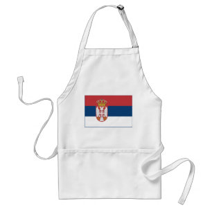 Serbia Flag Standard Apron