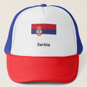 Serbia Flag Trucker Hat