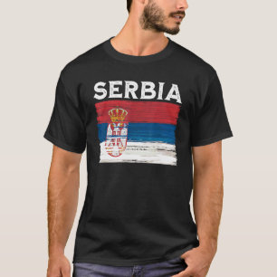 Serbia Flag  Vintage Serbia Flag T-Shirt