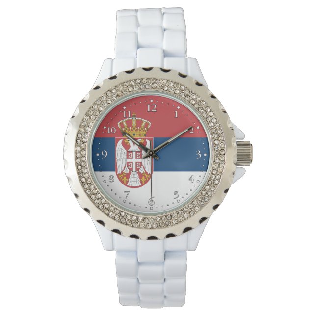 Serbia Flag Watch (Front)