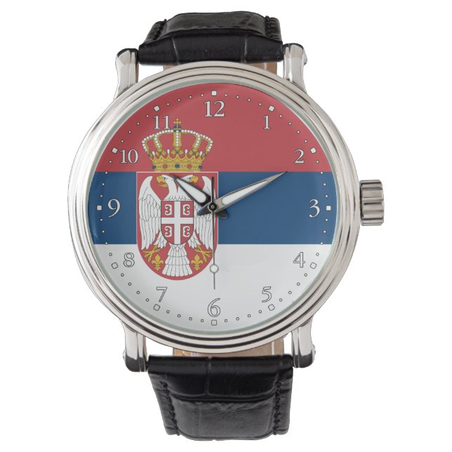 Serbia Flag Watch (Front)