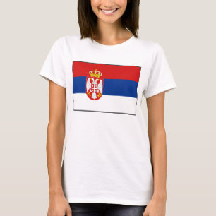 Serbia Flag x Map T-Shirt