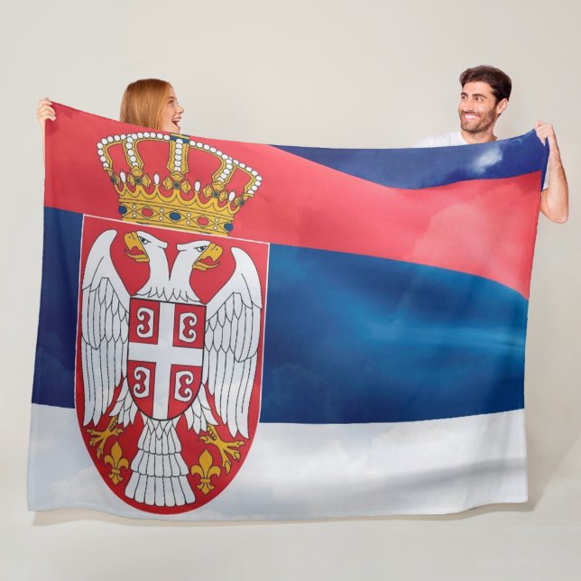 Serbia Fleece Blanket (In Situ)